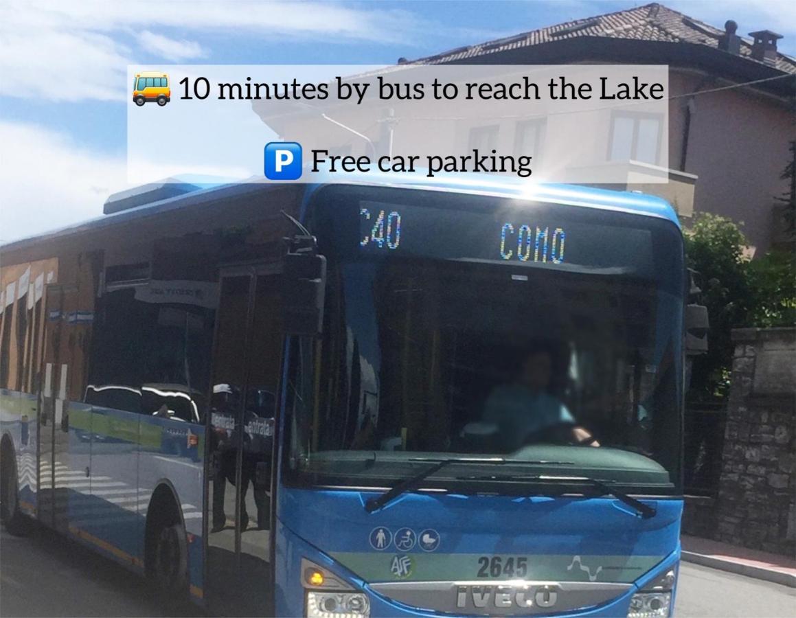 كومو B&B La Corte And Home Restaurant - Free Parking - 10 Minutes To The Lake And Centre المظهر الخارجي الصورة